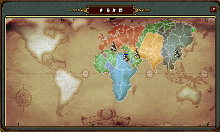 帝国文明世界地图