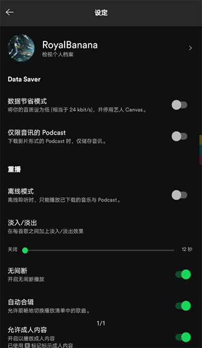 Spotify中文版截图