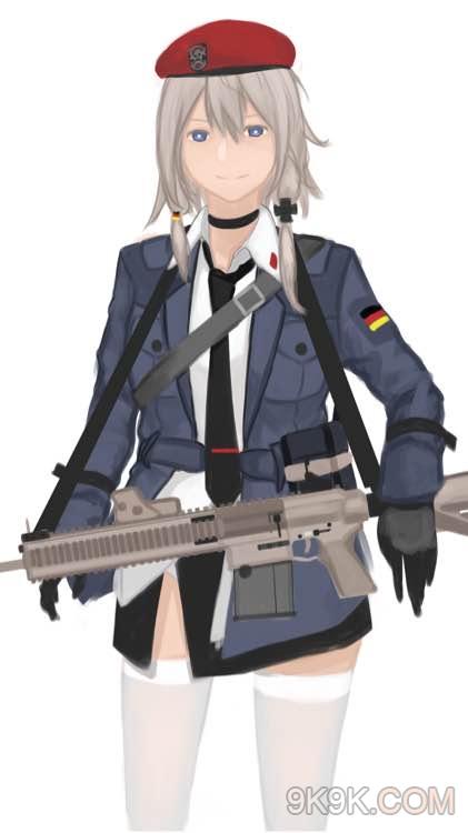 少女前线HK417新立绘