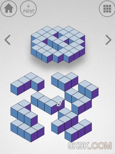 kubic立体方块第8关图文攻略