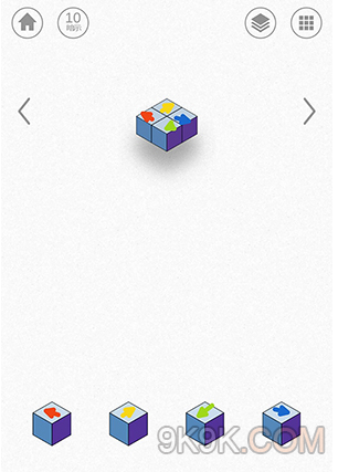 kubic立体方块第2关怎么过