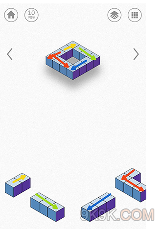 kubic立体方块第4关怎么过