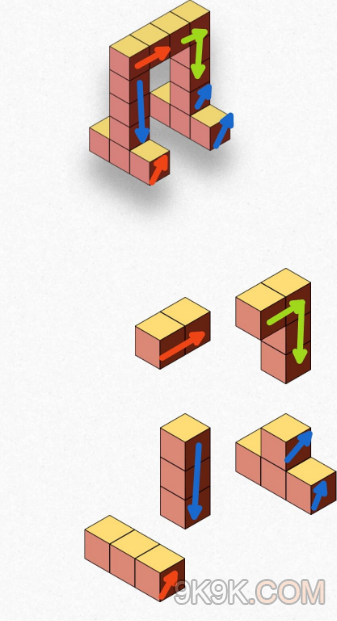 kubic立体方块第16关图文攻略