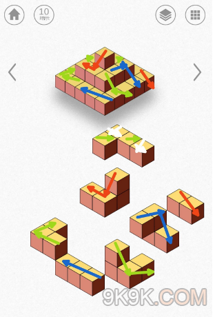 kubic立体方块第23关怎么过