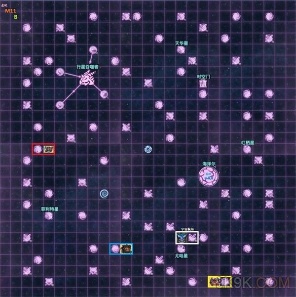 不思议迷宫秩序域M11星域全图一览