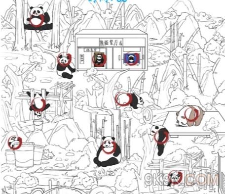 汉字找茬王找出12只熊猫攻略详解