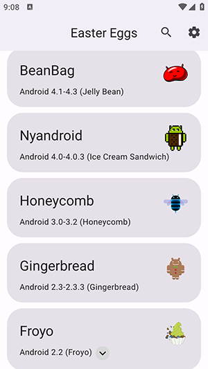 安卓彩蛋合集下载(Easter Eggs)最新版-所有android彩蛋软件下载合集完整版v2.1.0
