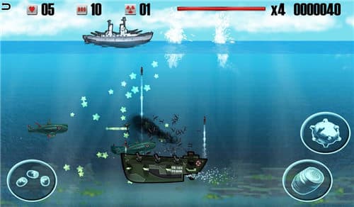 战舰VS潜艇截图