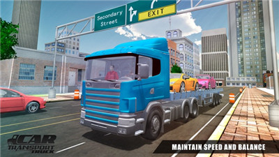 汽车运输卡车3D货运卡车模拟器截图