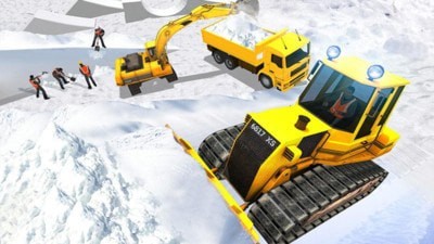 雪山挖掘机模拟器截图
