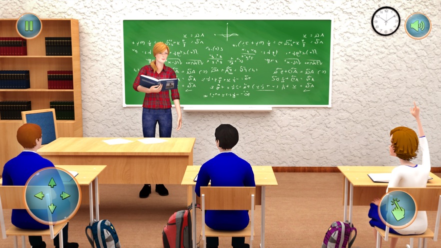 老师模拟器：学校生活截图