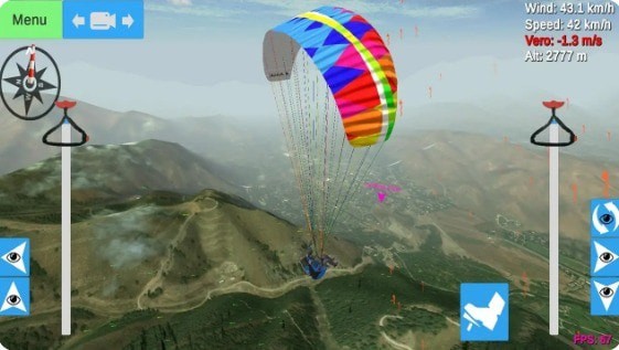 滑翔伞模拟器截图