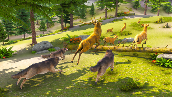 阿尔法野狼生存模拟器截图