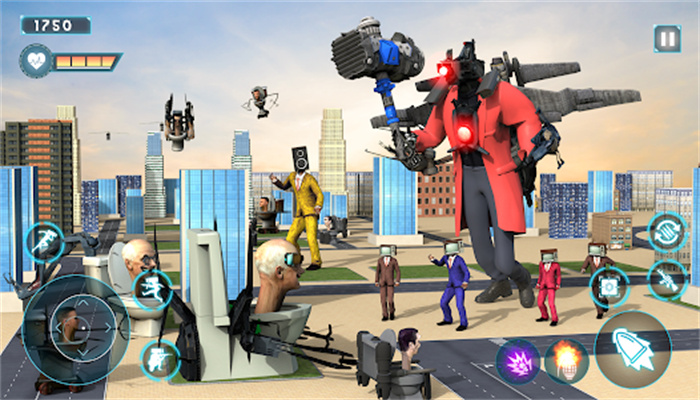 马桶人城市英雄3D截图